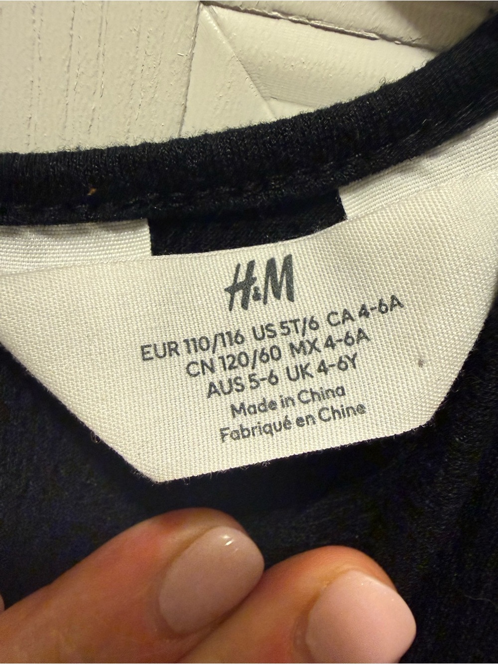 H&M Black Crewneck Top - Kids